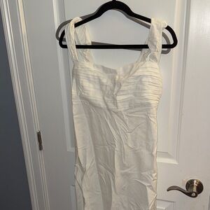 Abercrombie white linen dress